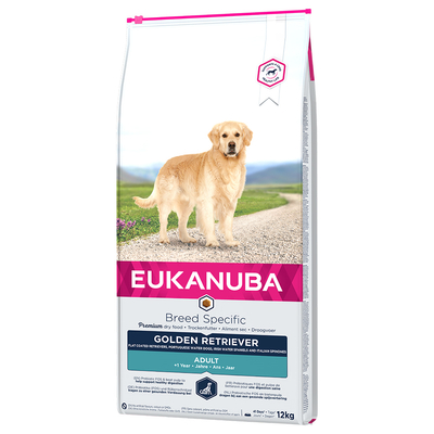 2x12kg Golden Retriever Eukanuba Breed Specific Hondenvoer - hondenbrokken