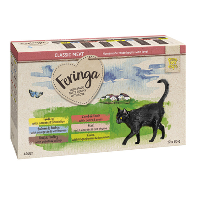 24x85g Maaltijdzakjes 2 x I Feringa Kattenvoer - natvoer katten