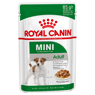 48x85g Mini Adult Royal Canin Hondenvoer - natvoer honden