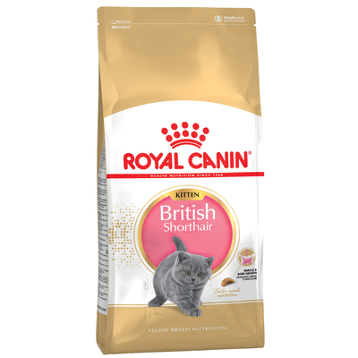 2x10kg British Shorthair Kitten Royal Canin Breed Kattenvoer - kattenbrokken