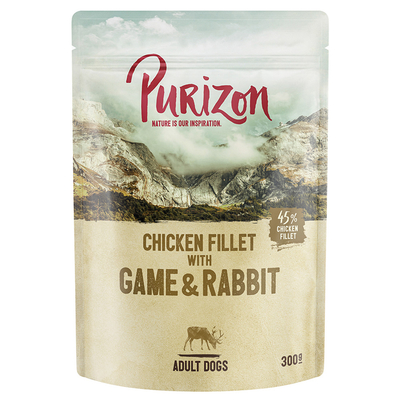 Purizon Adult 6 x 300 g - Wild & konijn - natvoer honden