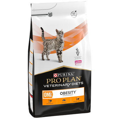 Purina Pro Plan Veterinary Diets Feline OM - Obesity Management Kattenvoer - Voordeelpakket: 3 x 5 kg - kattenbrokken