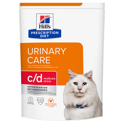 3kg C/D Urinary Stress met Kip Hill's Prescription Diet Kattenvoer - kattenbrokken
