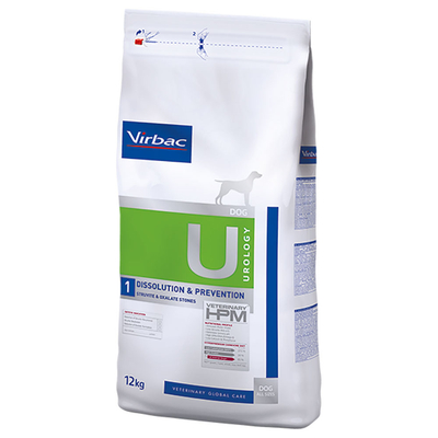 Virbac Vet HPM Dog Urology Dissolution & Prevention U1, 12 kg - hondenbrokken