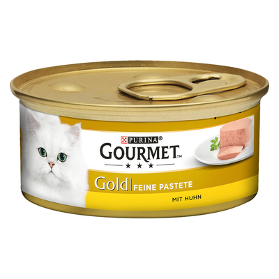 24 x 85 g Gourmet Kip Gold Mousse Voordeelpakket Kattenvoer - natvoer katten