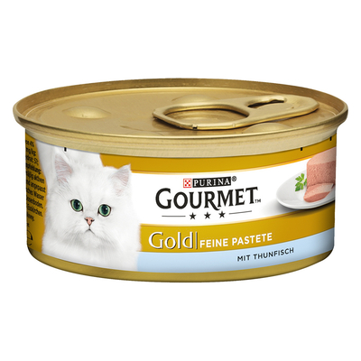 24x85g Tonijn Gourmet Gold Paté Kattenvoer - natvoer katten