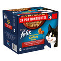 96x85g Vlees Selectie Felix Sensations Kattenvoer - natvoer katten