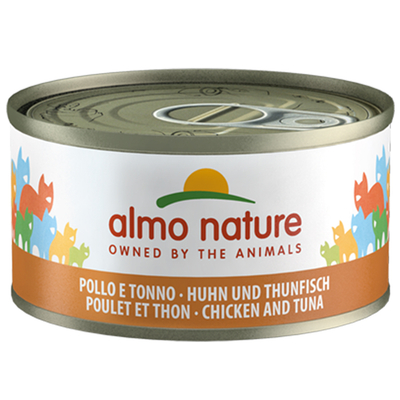 24x70g Kip & Tonijn Almo Nature Kattenvoer - natvoer katten