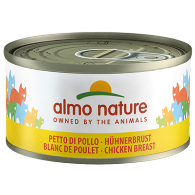 24x70g Kippenborst Almo Nature Kattenvoer - natvoer katten
