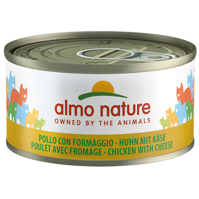 6x70g Almo Nature Kip & Kaas Kattenvoer - natvoer katten