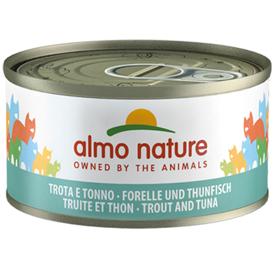 6x70g Almo Nature Forel & Tonijn Kattenvoer - natvoer katten