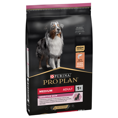 7kg Medium Adult Optiderma Zalm & Rijst Pro Plan Hondenvoer - hondenbrokken
