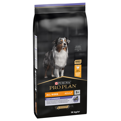 2x14kg All Size Adult Performance Optipower Kip & Rijst Pro Plan Hondenvoer - hondenbrokken