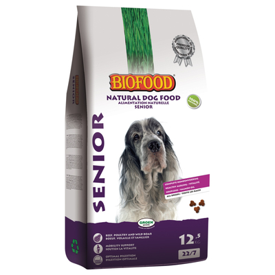 Biofood senior hondenvoer 12,5kg - hondenbrokken