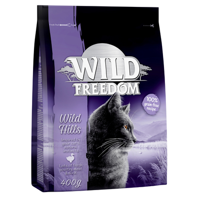 400g Adult "Wild Hills" Eend Wild Freedom Kattenvoer - kattenbrokken