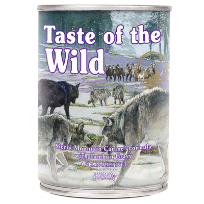 Taste of the Wild Sierra Mountain Canine Hondenvoer - 12 x 390 g - natvoer honden