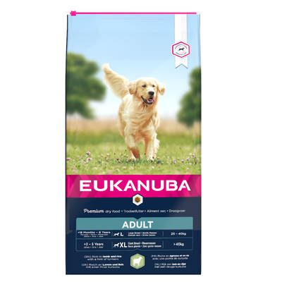 2x12kg Adult Large Breed Lam & Rijst Eukanuba Hondenvoer - hondenbrokken