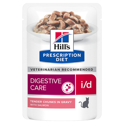 Hill's Prescription Diet Feline I/D Kattenvoer met Zalm - 12 x 85 g - natvoer katten