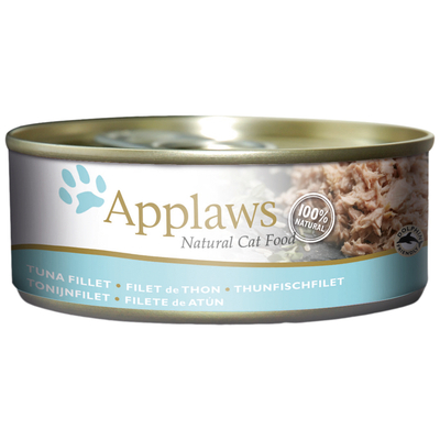 24x156g Tonijnfilet Applaws Kattenvoer Nat - natvoer katten