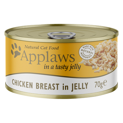 Applaws in Gelei 6 x 70 g Kattenvoer  - Kip - natvoer katten
