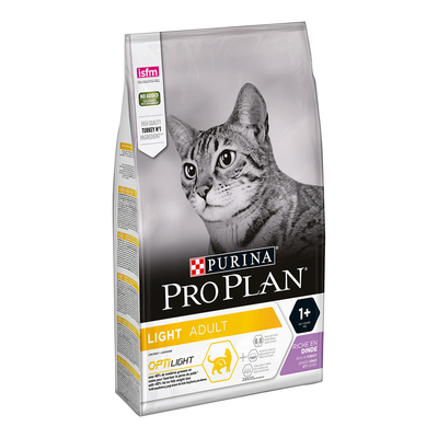 Pro Plan Adult Light - Kattenvoer - Rijk aan Kalkoen - 3 kg