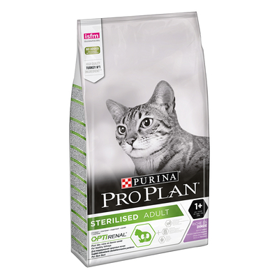 Pro Plan Sterilised Adult Optirenal Rijk aan Kalkoen, 10 kilo - kattenbrokken