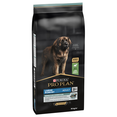 14kg Large Robust Adult Optidigest Lam & Rijst Pro Plan Hondenvoer - hondenbrokken