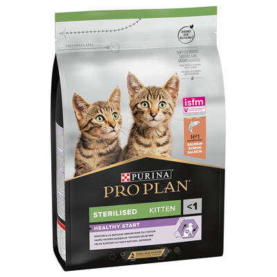 PRO PLAN Katten droogvoer gesteriliseerd met zalm - 3kg