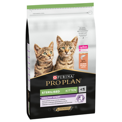 2x10kg PURINA Sterilised Kitten Rijk aan Zalm Pro Plan Kattenvoer - kattenbrokken