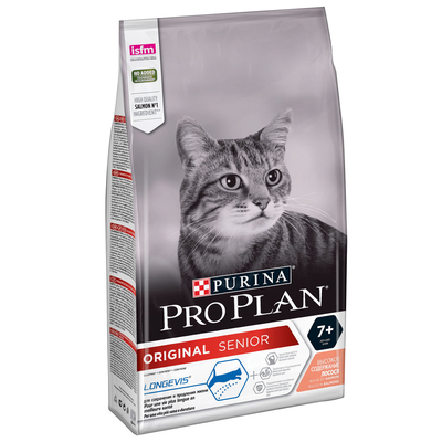 3x3kg Original Senior 7+ Rijk Aan Zalm Purina Pro Plan Kattenvoer - kattenbrokken