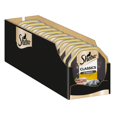 Sheba Gevogelte Cocktail Classics in Paté 44 x 85 gr - natvoer katten