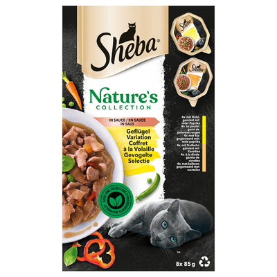 Sheba Nature´s Collection in Saus Kattenvoer 32 x 85 g - Gevogelte Selectie - natvoer katten