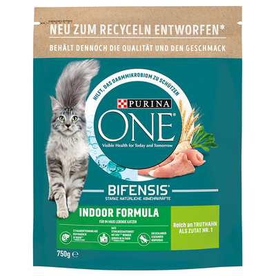 Purina ONE Indoor Formula Kattenvoer - 750 g - kattenbrokken