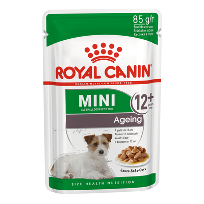 24x85g Mini Ageing 12 + Royal Canin Hondenvoer - natvoer honden