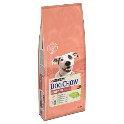 Dog Chow Adult Sensitive - Hondenvoer Zalm - 14 kg hondenbrokken