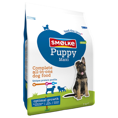 Smølke Puppy Maxi Optimal Growth 2 x 3kg - hondenbrokken