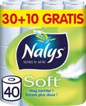 Nalys Soft 2-laags toiletpapier - 40 rollen