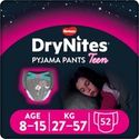 Huggies DryNites Pyjama Pants meisjes 8-15 jaar - 52 stuks