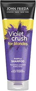 John Frieda Violet Crush Purple Shampoo voor Blond Haar – 250 Milliliter - Neutraliseert Geleidelijk Ongewenste Gele Tonen