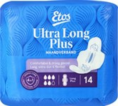Etos Maandverband Ultra Long Plus - 12 x 14 stuks