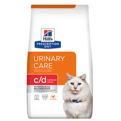 2x12kg C/D Urinary Stress met Kip Hill's Prescription Diet Kattenvoer - kattenbrokken