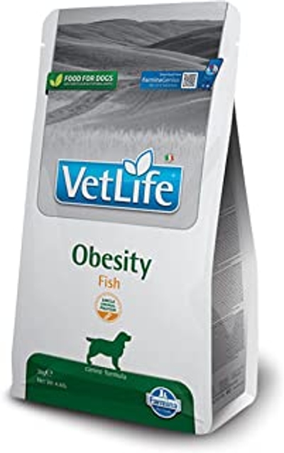VET LIFE NATURAL DIET DOG OBESITY FISH 2 KG - hondenbrokken