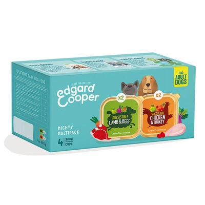 Edgard & Cooper Adult Multipack - Hondenvoer 4x300 gram - natvoer honden
