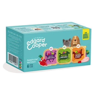 Edgard & Cooper Adult Multipack - Hondenvoer 6x100 gram - natvoer honden