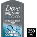 Dove 3-in-1 douchegel clean comfort - 250 ml