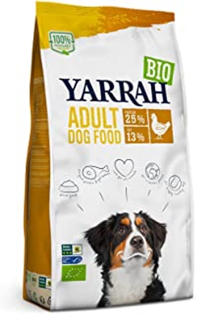 Yarrah 100% biologische brok kip 15 kg - hondenbrokken
