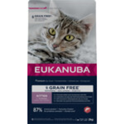 Eukanuba Kat Kitten Graanvrij Zalm 2 kg - kattenbrokken