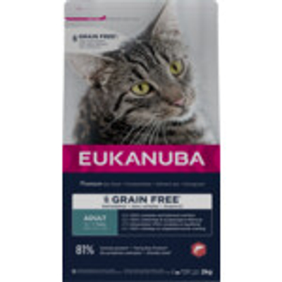 Eukanuba Kat Adult Graanvrij Zalm 2 kg - kattenbrokken