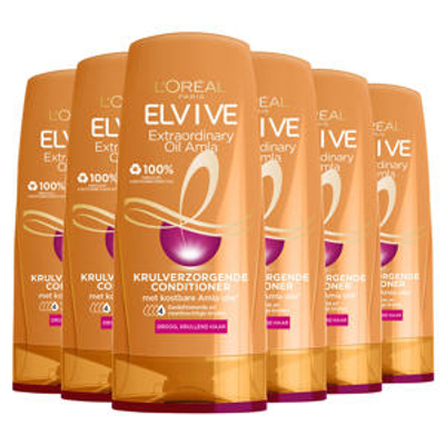 L'Oréal Paris Elvive Extraordinary Oil Krulverzorging conditioner - 6 x 200 ml