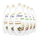 Dove Purely Pampering Sheabutter & Vanille Hydraterende douchegel - 6 x 250 ml - voordeelverpakking